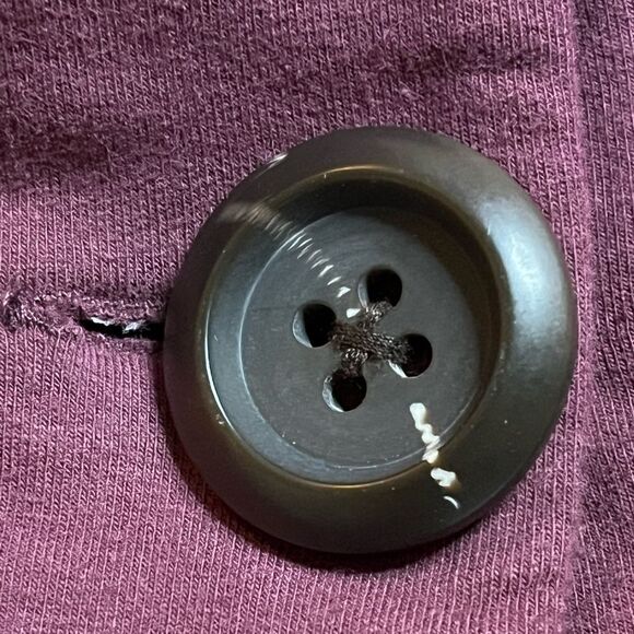 Nick & Mo Sweatshirt Cardigan Burgundy S - Picture 2 of 4